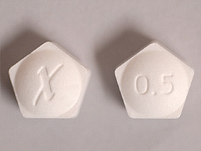 Alprazolam Intensol Oral XANAX XR 0.5 MG TABLET