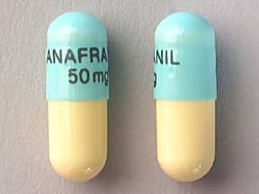 Anafranil Oral ANAFRANIL 50 MG CAPSULE